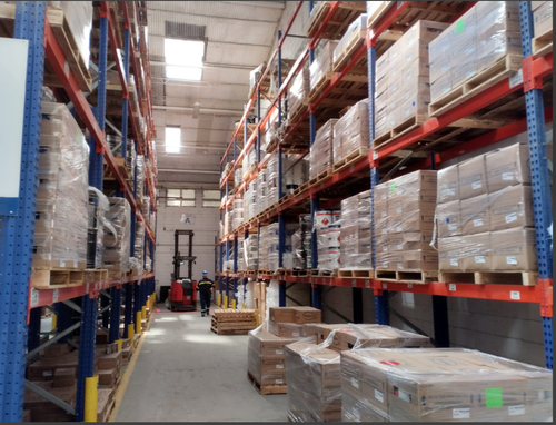 Latest company case about Our shelves have been installed in the customer's warehouse