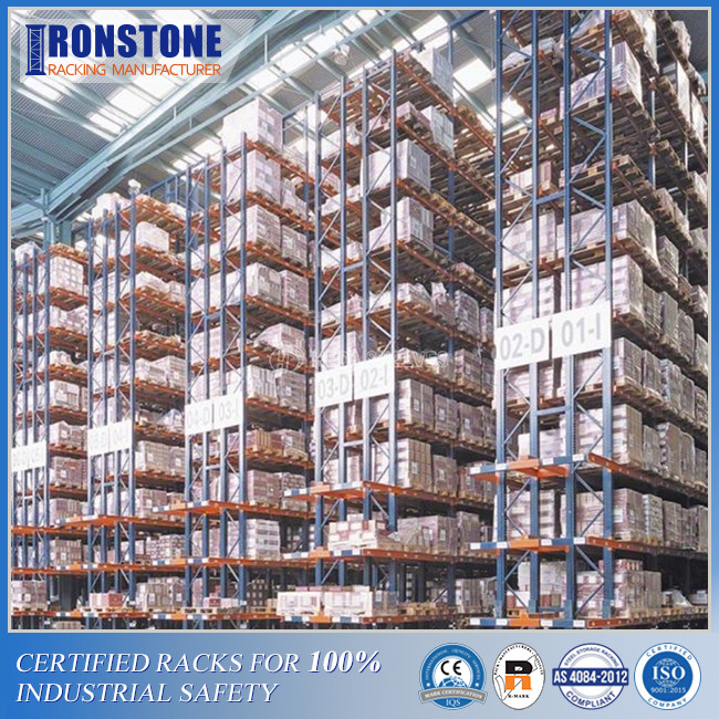Single Select Racking Warehouse New Type Selective Pallet Racking System For Warehouse Storage