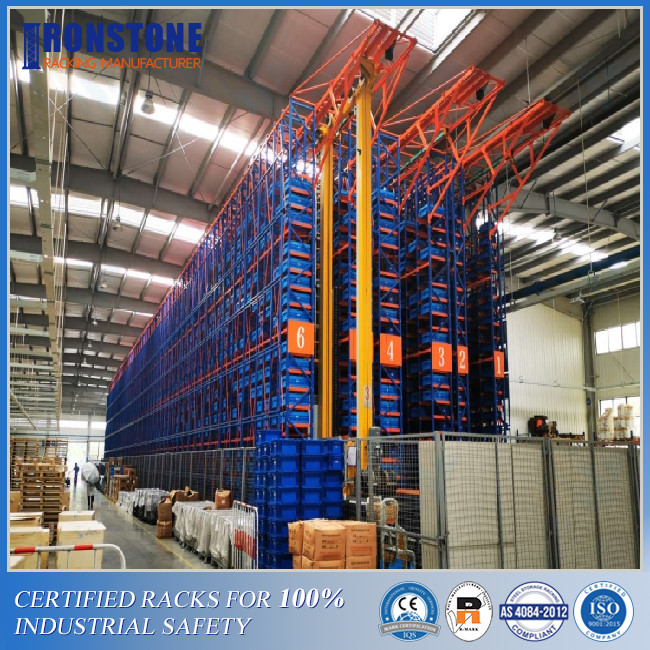 High-Efficiency Powder Coated ASRS Racking System For Logistics Center ...