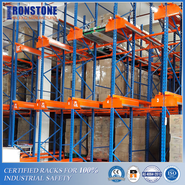 ODM Motorized Storage Metal Pallet Shuttle Racking For Increases System ...