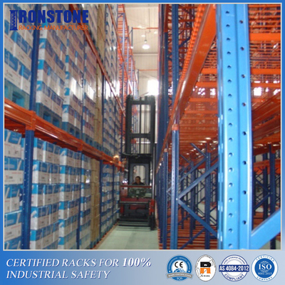 Powder Coating Comprehensive VNA Pallet Rack With High Load Capacity
