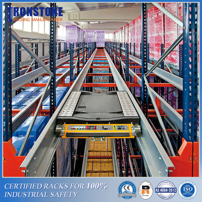 Battery Powered Warehouse Radio Shuttle Pallet Racking System With  Significant Efficiency Gains