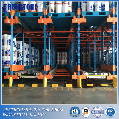 Battery Powered Warehouse Radio Shuttle Pallet Racking System With  Significant Efficiency Gains