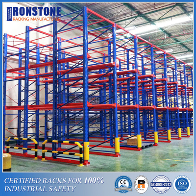 OEM Adjustable Steel Drive-in Pallet Rack For Cold Warehouse Storage