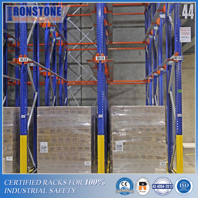 OEM Adjustable Steel Drive-in Pallet Rack For Cold Warehouse Storage
