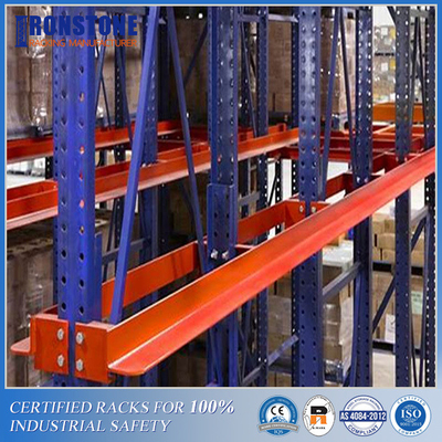 OEM Adjustable Steel Drive-in Pallet Rack For Cold Warehouse Storage