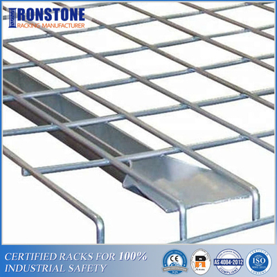 Durable Galvanized Wire Decks For Heavy Duty Pallet Racking System