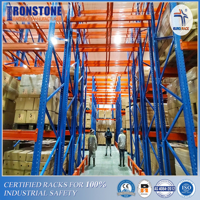 Back To Back Double Deep Pallet Rack With Low Maintenance