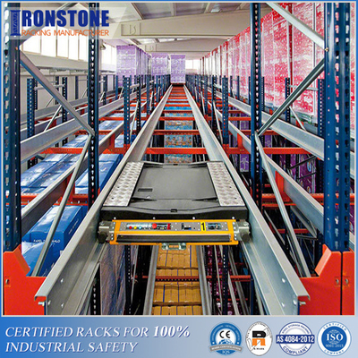 Smart Warehouse Pallet Radio Shuttle Racking System With Easily Managed