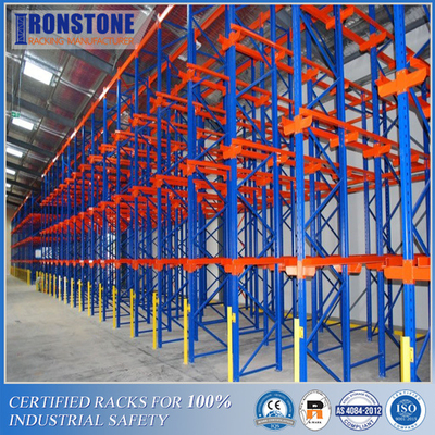 Convenient And Simple Warehouse FIFO High Density Drive In Pallet Racking System