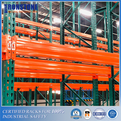 Teardrop Warehouse Pallet Racks suitable for 40"x48" US standard pallets