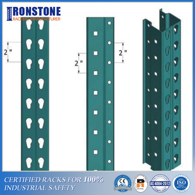 Roll-formed Teardrop Design Pallet Rack With Strict RMI Specifications