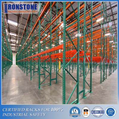 Convenient Installation Teardrop Pallet Racking System For Warehouse Storage
