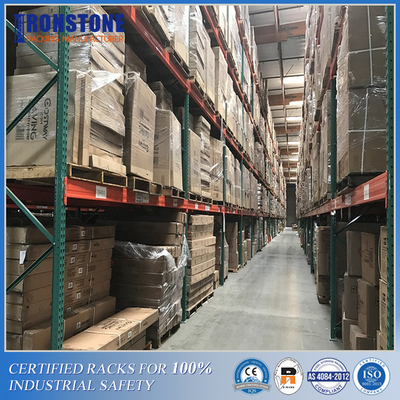 Convenient Installation Teardrop Pallet Racking System For Warehouse Storage