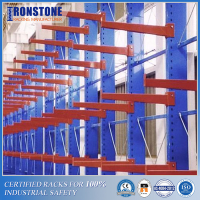 High Performance Powder Coated Industrial Cantilever Rack  For Indoor and Outdoor Storage