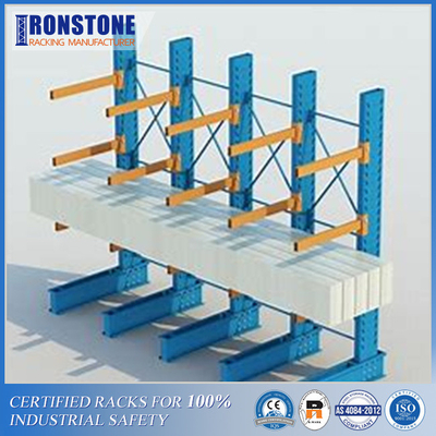 High Performance Powder Coated Industrial Cantilever Rack  For Indoor and Outdoor Storage