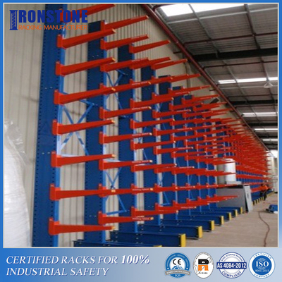 Heavy Duty Cold-Rolled Structural Steel  Cantilever Storage Rack With  Strong Versatility