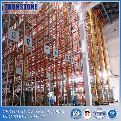 RMI Certificated Smart ASRS Racking System With Warehouse Inventory Software