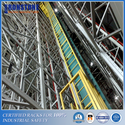 ASRS Crane Racking Smart Storage System For Warehouse Operating All Year Round