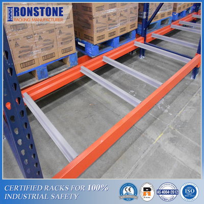 Heavy Duty Racking System Steel Pallet Crossbar For Industrial Reinforced Support