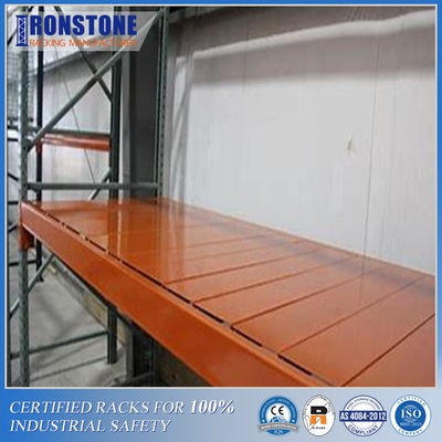 Solid Steel Panels Of Industrial Pallet Racking Storage Systems Accessories