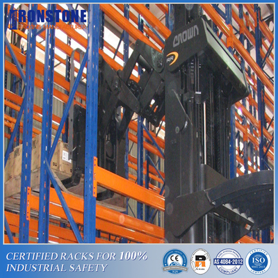 Q355 Steel Double Deep Pallet Rack With Doubled Storage Density