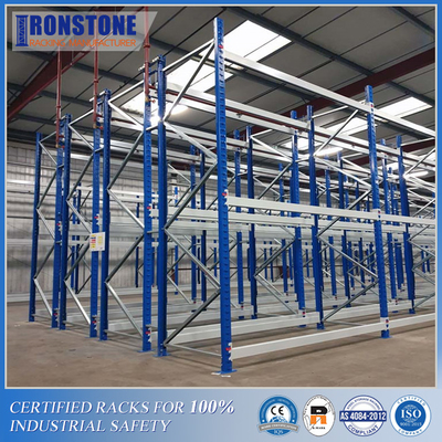 Double Deep Storage Metal Rack For Storing Identical Products