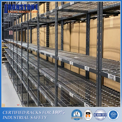 Corrosion Resistant Galvanized Steel Long Span Shelving For Warehouse Storage