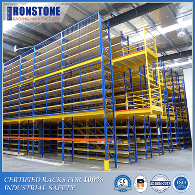 High Density Multi-Level Design Mezzanine Storage Rack