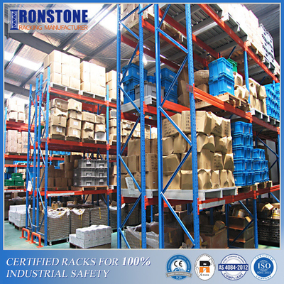 Industrial CE Upright Pallet Rack Footplate Bolted With High Tensile Metal