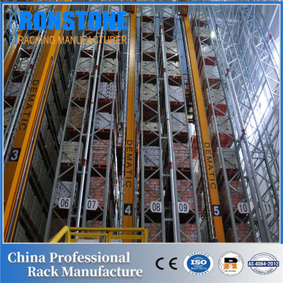 Compact Very Narrow Aisle Industrial Racking For Warehouse Storage