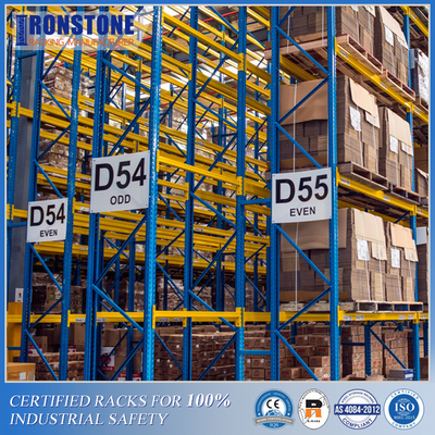 ODM Very Narrow Aisle Racking System RMI Warehouse Pallet Racking System