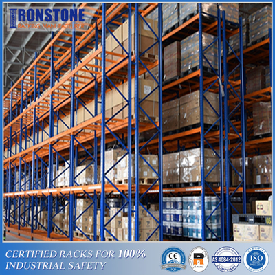 Compact VNA Pallet Racking System With Excellent Cubic Area Utilization