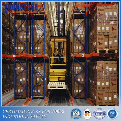 Efficient Space Utilisation VNA Racking System For Warehouse Storage