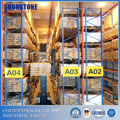 Efficient Space Utilisation VNA Racking System For Warehouse Storage