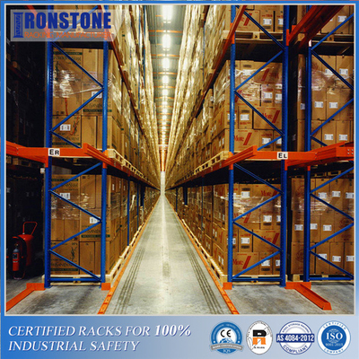 Heavy Duty Very Narrow Aisle (VNA) Pallet Rack System For Automotive Storage
