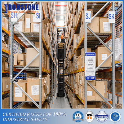 Safety Very Narrow Aisle Racking System For Frequent Order Picking
