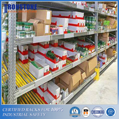 Warehouse Picking System Carton Flow Rack with Gravity Roller