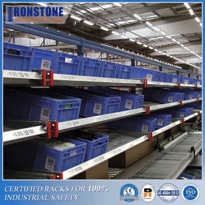 Industrial Gravity-driven Carton Flow Shelf Racking for Convenient Storage