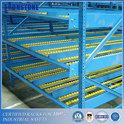 Multi-Level Gravity Carton Flow Logistic Rack For Reducing Damage