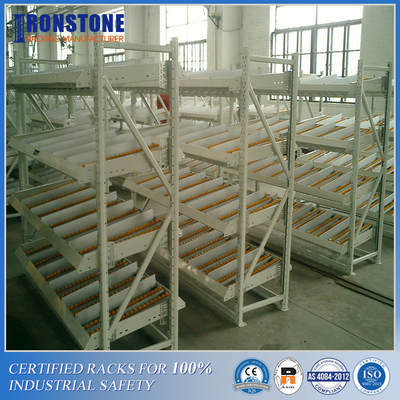 Multi-Level Gravity Carton Flow Logistic Rack For Reducing Damage