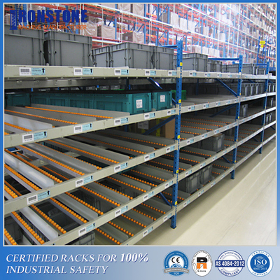 Multi-Level Gravity Carton Flow Logistic Rack For Reducing Damage