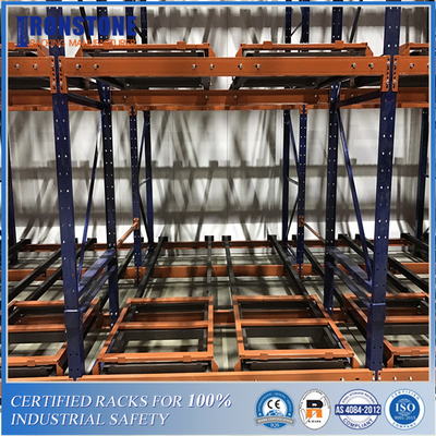 Flexible Push Back Racking For Cold Storage