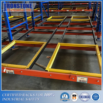 Easy Integrating Gravity Push Back Rack For High Efficient Storage