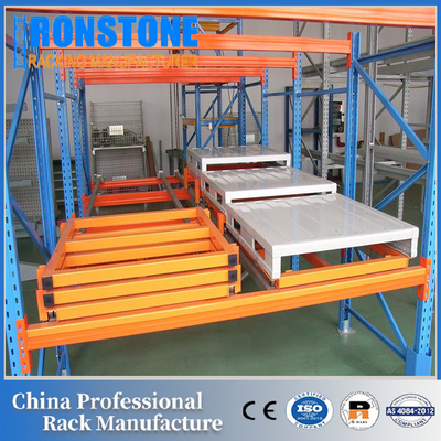 Immediate Access And Visibility Push Back Rack System With Picking And Loading