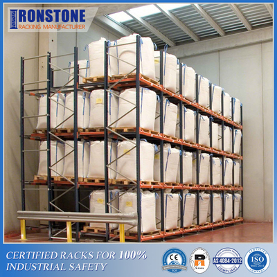 Solid And Robust Construction Push Back Pallet Rack System