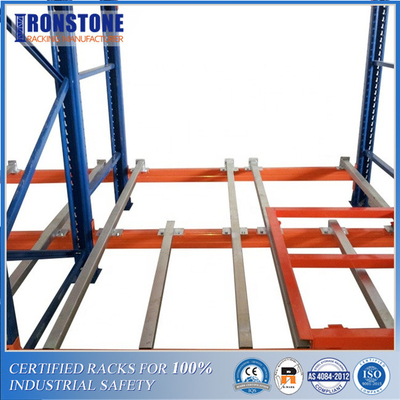 Simple Assembly Heavy Duty Gravity Push Back Rack For High-efficient Operation