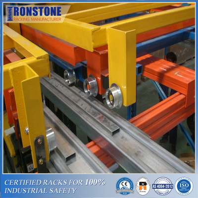 Simple Assembly Heavy Duty Gravity Push Back Rack For High-efficient Operation