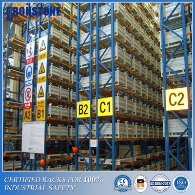 High Bay Pallet Racking Systems For High Density Cargos Storage