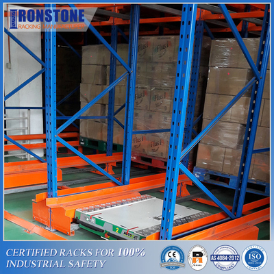 Easily Reconfigured Radio Shuttle Racking System for Intensive Storage With Lower Accident Risk